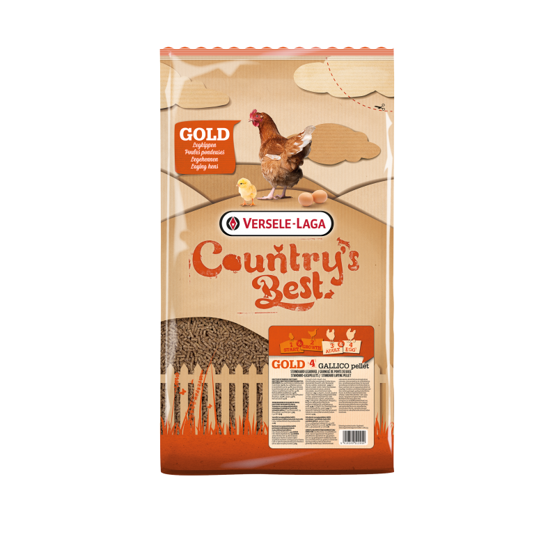 Country's Best Gold 4 Gallico pellet - 5 kg Country's Best Gold 4 Gallico pellet - 5 kg