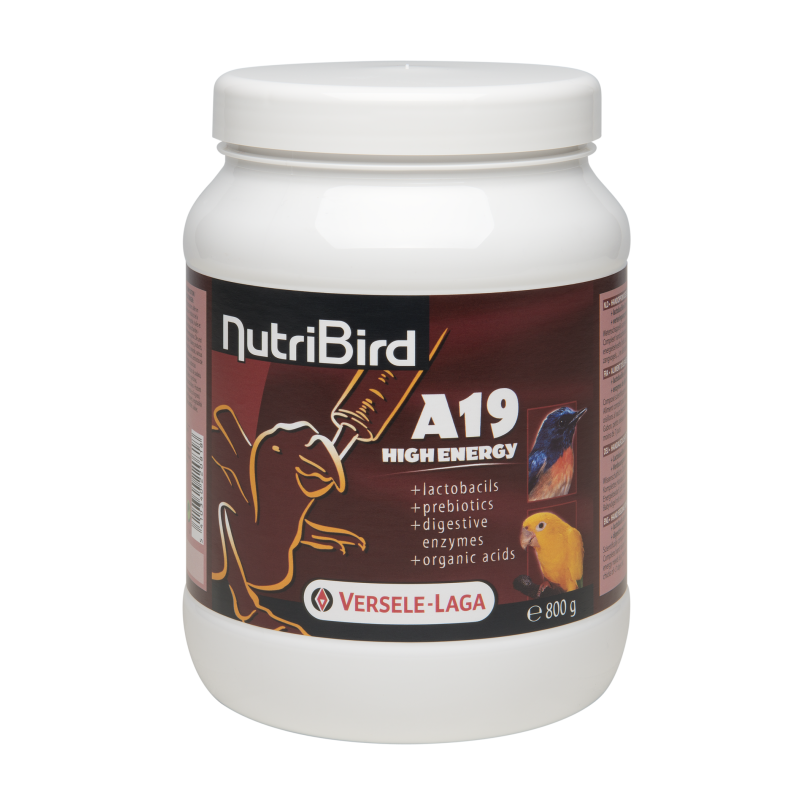 Nutribird A19 High Energy - Pâtée pour élevage à la main pour oisillons  demandant beaucoup d'énergie