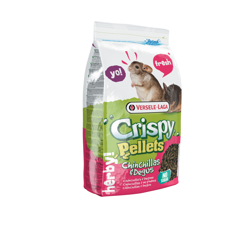 Crispy Pellets - Chinchillas & Degus - 3mm - 25 kg Crispy Pellets - Chinchillas & Degus - 3mm - 25 kg