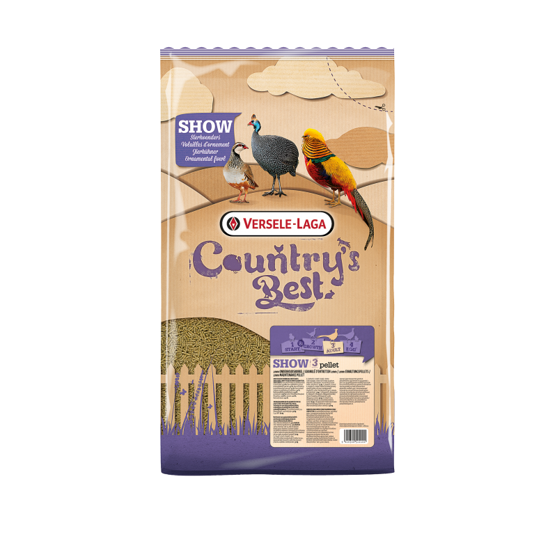 Country's Best Show 3 pellet - 20 kg Country's Best Show 3 pellet - 20 kg