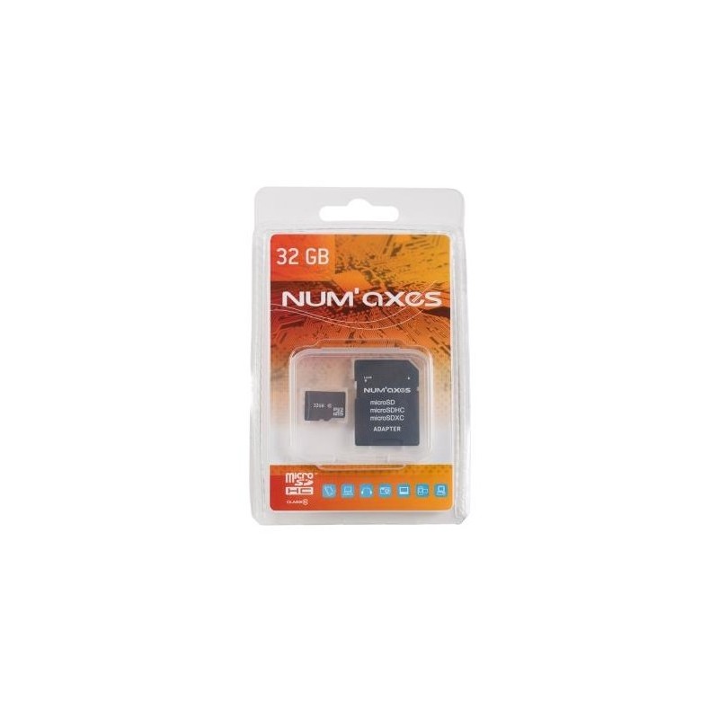 Carte Micro SD 32Go + Adaptateur Carte Micro SD 32Go + Adaptateur