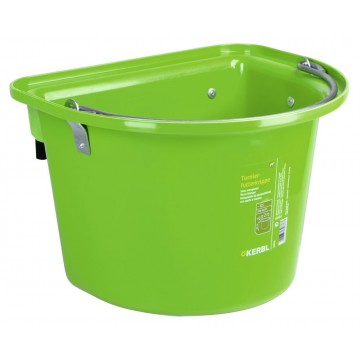 Seau mangeoire de porte plastique 12l, avec anse