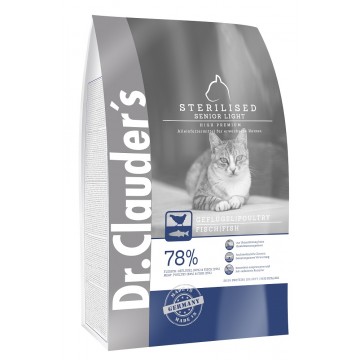 Dr Clauder's Hight Premium Chat Senior Light Stérilisé