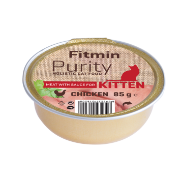 Fitmin Purity barquette de viande de poulet pour chaton (kitten) sans céréale