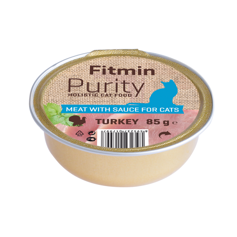Fitmin Purity barquette de viande de dinde pour chat sans céréale