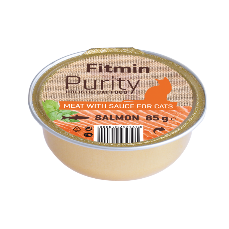 Fitmin Purity barquette au saumon pour chat sans céréale
