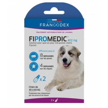 Fipromedic  402 mg -  Solution spot-on pour très grand chien 40-60 kg