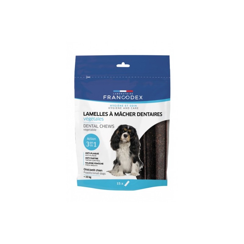 lamelles à mâcher dentaires pour chiens de 5 à 10 kg lamelles à mâcher dentaires pour chiens de 5 à 10 kg