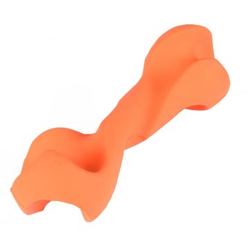 Jouet flexo haltère orange 21 cm