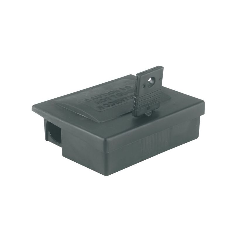 Box de piégeage BlocBox petit PVC, 12.5x9,5x4.5cm, souris Box de piégeage BlocBox petit PVC, 12.5x9,5x4.5cm, souris