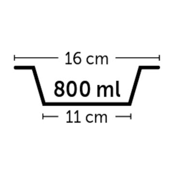 Gamelle en acier inoxydable