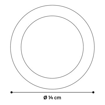 rond nylon chocolat diam 14cm