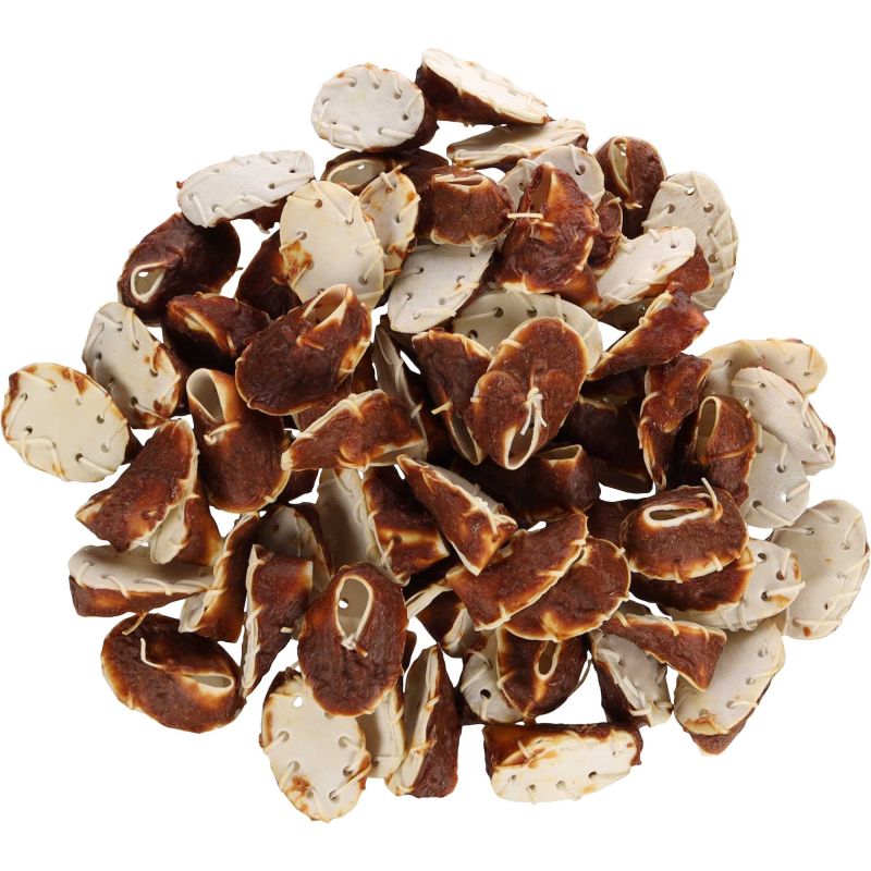 Friandises R'Hide Chaussure Blanc avec canard 6-8cm 14,5-15gr Friandises R'Hide Chaussure Blanc avec canard 6-8cm 14,5-15gr