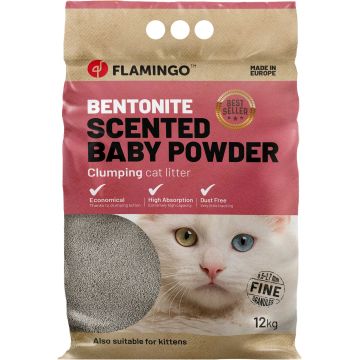 Litière pour chat Bentonite avec poudre de bébé Granulés fins Agglomérant