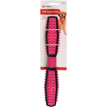JOUET SPIKY BÂTON FUCHSIA 28 cm