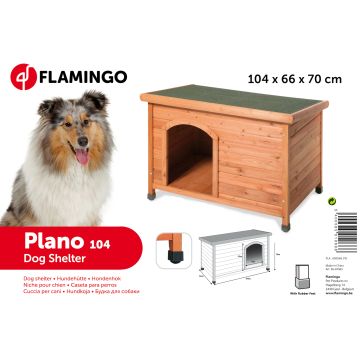 Niche chien Plano Bois