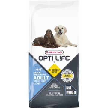 Opti Life Adult Light Medium/Maxi (Poulet & Riz)