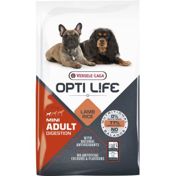 Opti Life Adult Digestion Mini (Lamb & Riz)