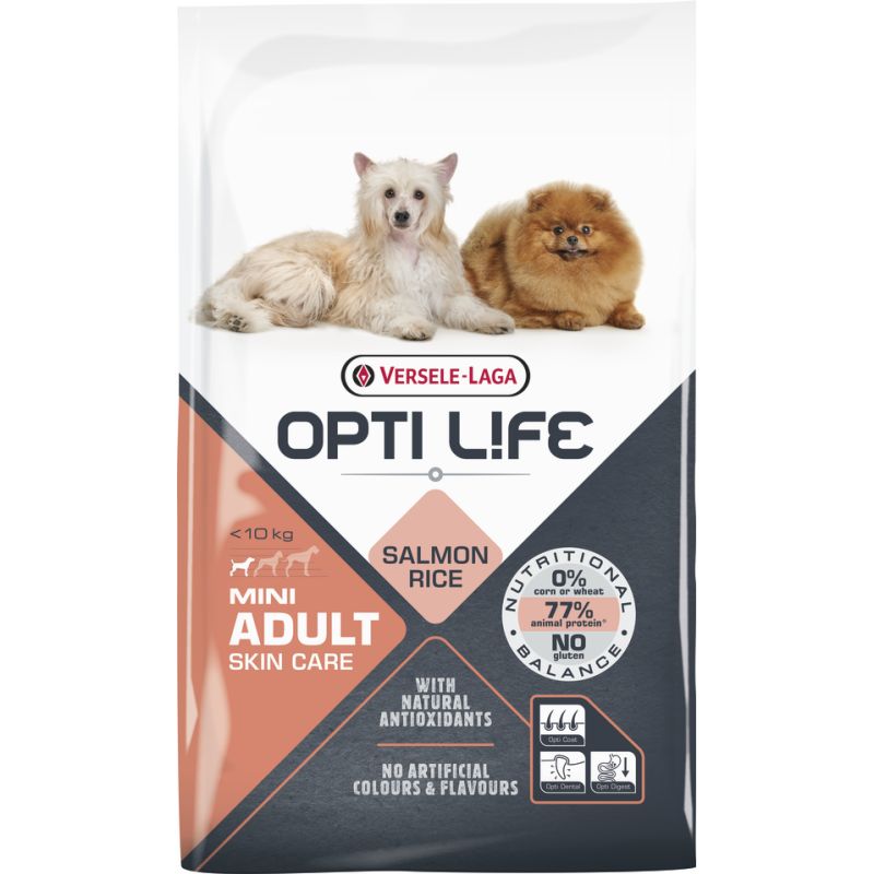 Opti Life Adult Skin care Mini (Saumon & Riz) Opti Life Adult Skin care Mini (Saumon & Riz)