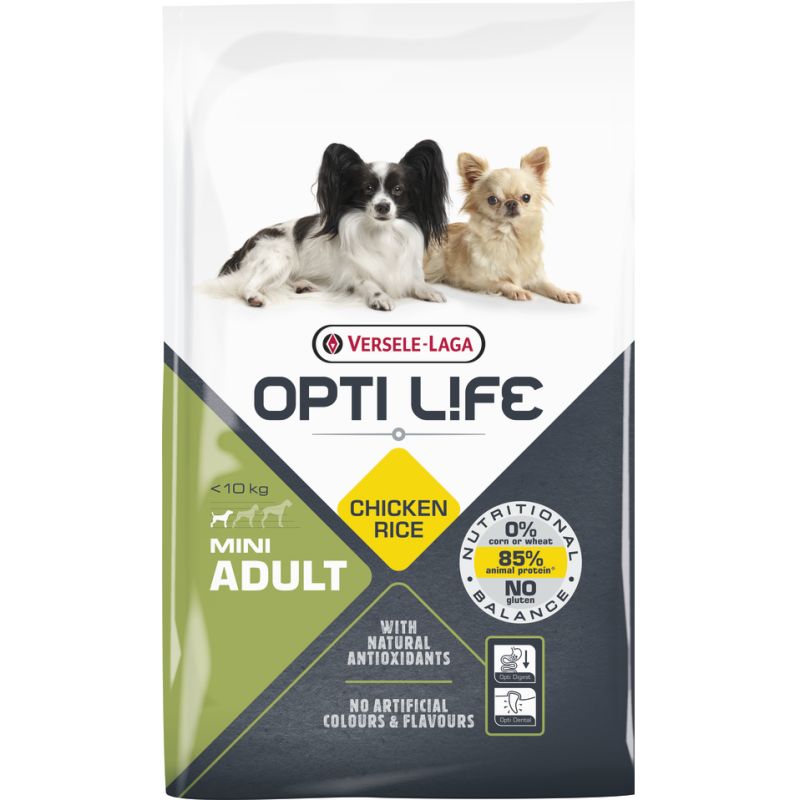 Opti Life Adult Mini (Poulet & Riz) Opti Life Adult Mini (Poulet & Riz)