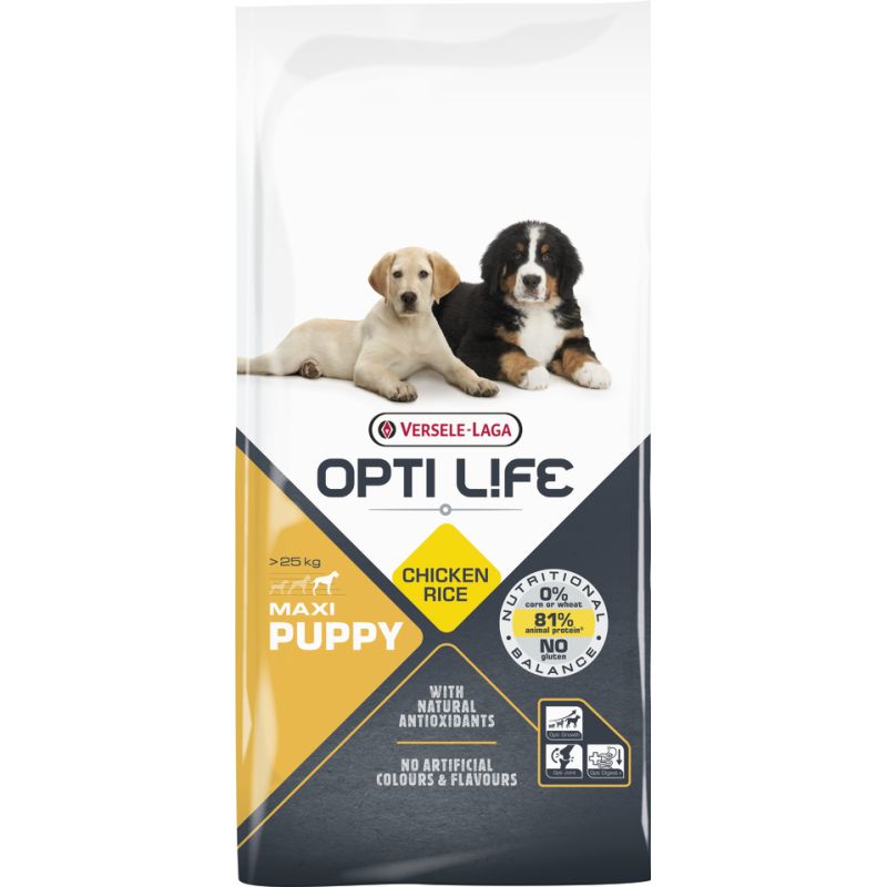 Opti Life Puppy Maxi (Poulet & Riz) Opti Life Puppy Maxi (Poulet & Riz)