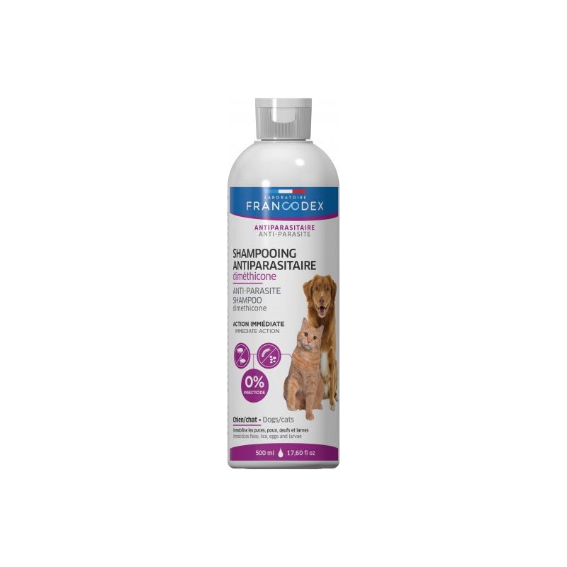 Shampoing antiparasitaire Diméthicone Shampoing antiparasitaire Diméthicone