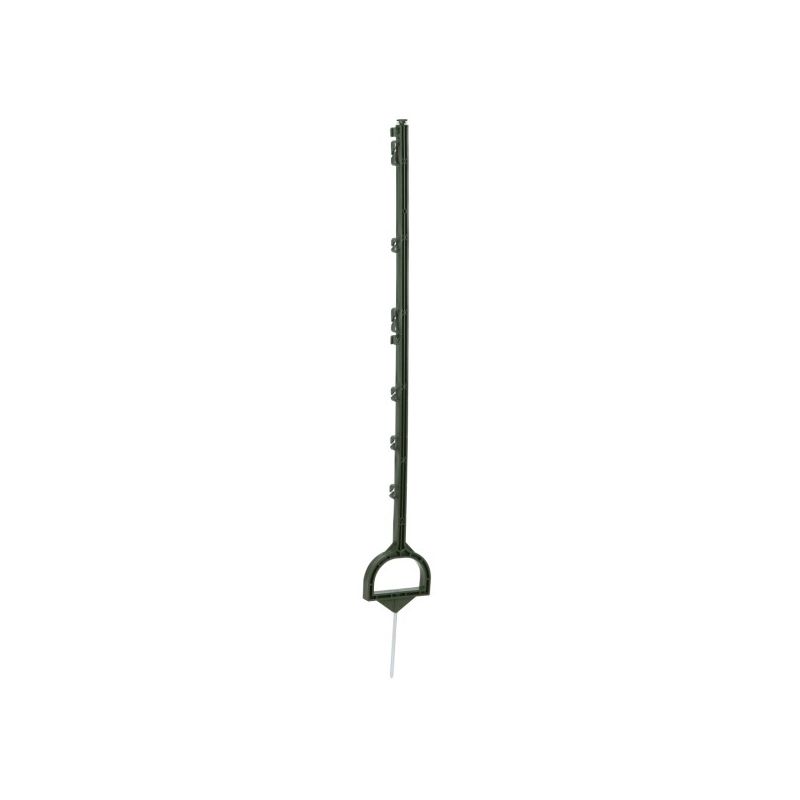 Piquet plastique avec étrier vert, 114,5cm Piquet plastique avec étrier vert, 114,5cm