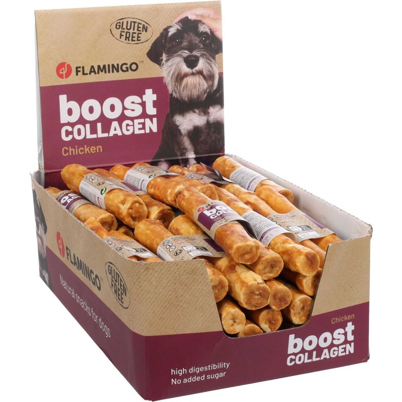 Friandises boost bâton avec poulet et collagène Friandises boost bâton avec poulet et collagène