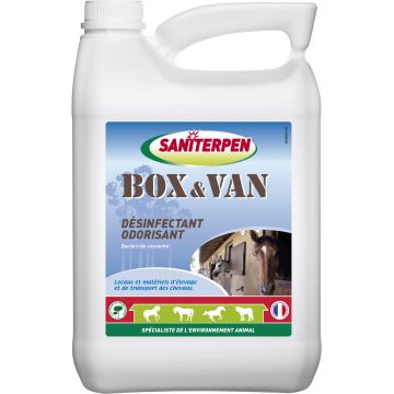 Saniterpen Plus box et van- Désinfectant bactéricide