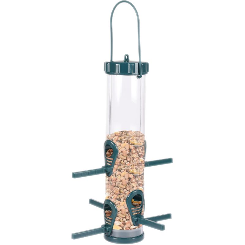 Mangeoire Silo Oiseaux Graines Survival M Plastique 22,5x22,5x34,6CM Mangeoire Silo Oiseaux Graines Survival M Plastique 22,5x22,5x34,6CM