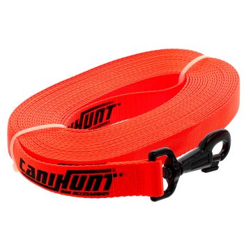 Longe HUNTER FIRST sangle Plate Polyester 25mm Orange