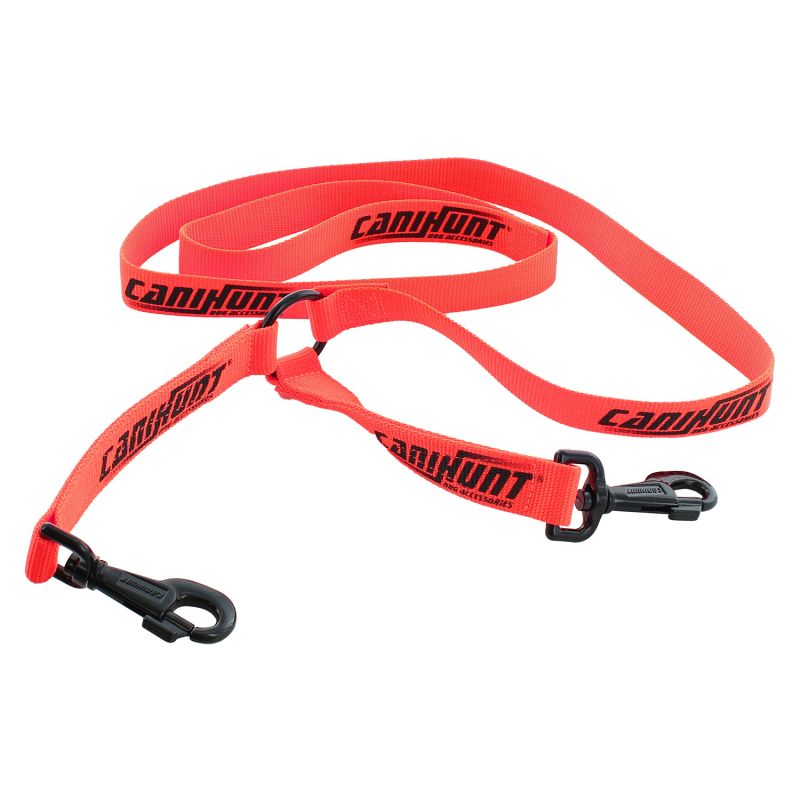 Laisse doubleur HUNTER FIRST orange 150cm Laisse doubleur HUNTER FIRST orange 150cm