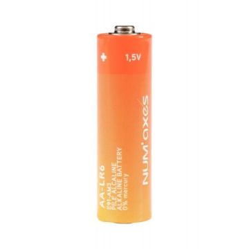 Blister 4 piles AA LR06 alcalines 1.5 V Numaxes