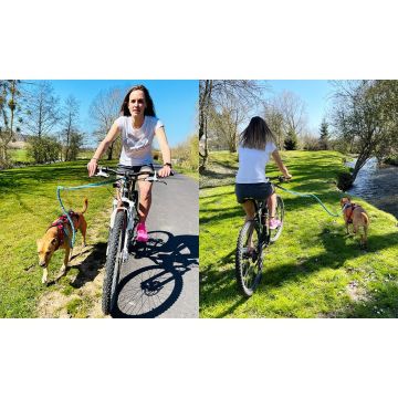 Longe de Cani-VTT OPALE 165 - 240 cm Bleu