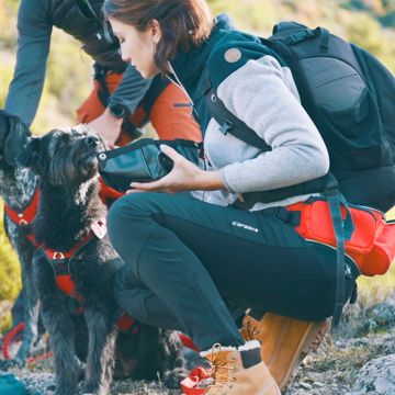 Baudrier Canicross CONFORT TREK Rouge