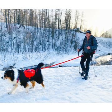 Longe de traction CONFORT TREK 235 / 285 cm Rouge