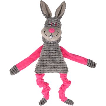 Peluche lapin gris