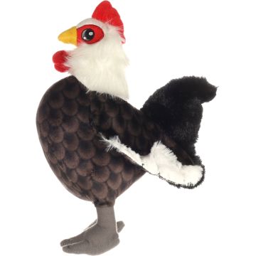 Peluche Coq brun foncé