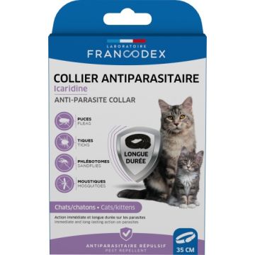 Collier Antiparasitaire Icaridine chat/chaton