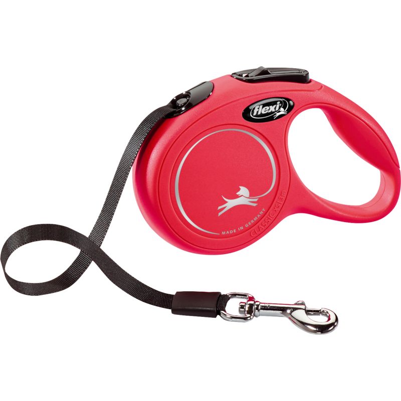 Flexi Laisse à enrouleur Classic Sangle taille XS - 3 m - Maxi 12 Kg Flexi Laisse à enrouleur Classic Sangle taille XS - 3 m - Maxi 12 Kg