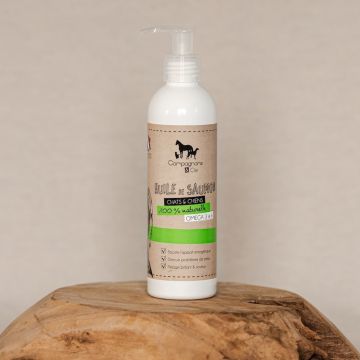 Flacon d'huile de saumon 250 ml 