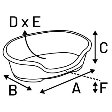 Panier Tuck Ovale Noir
